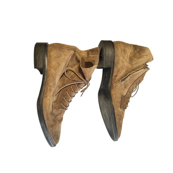 PAUL GREEN Bernadette Moto Combat Lace Up Mineral Nubuck Size 6 - Picture 4 of 7